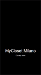 Mobile Screenshot of myclosetmilano.com